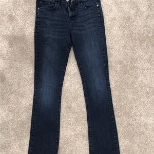 Express Blue Boot Cut Jeans with Stretch